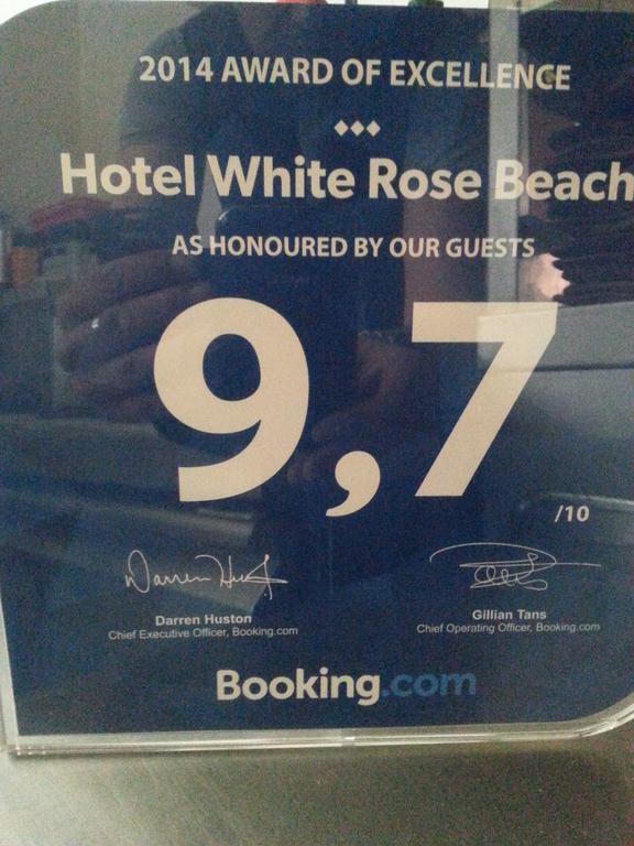 Hotel White Rose Beach Olympiakí Aktí المظهر الخارجي الصورة